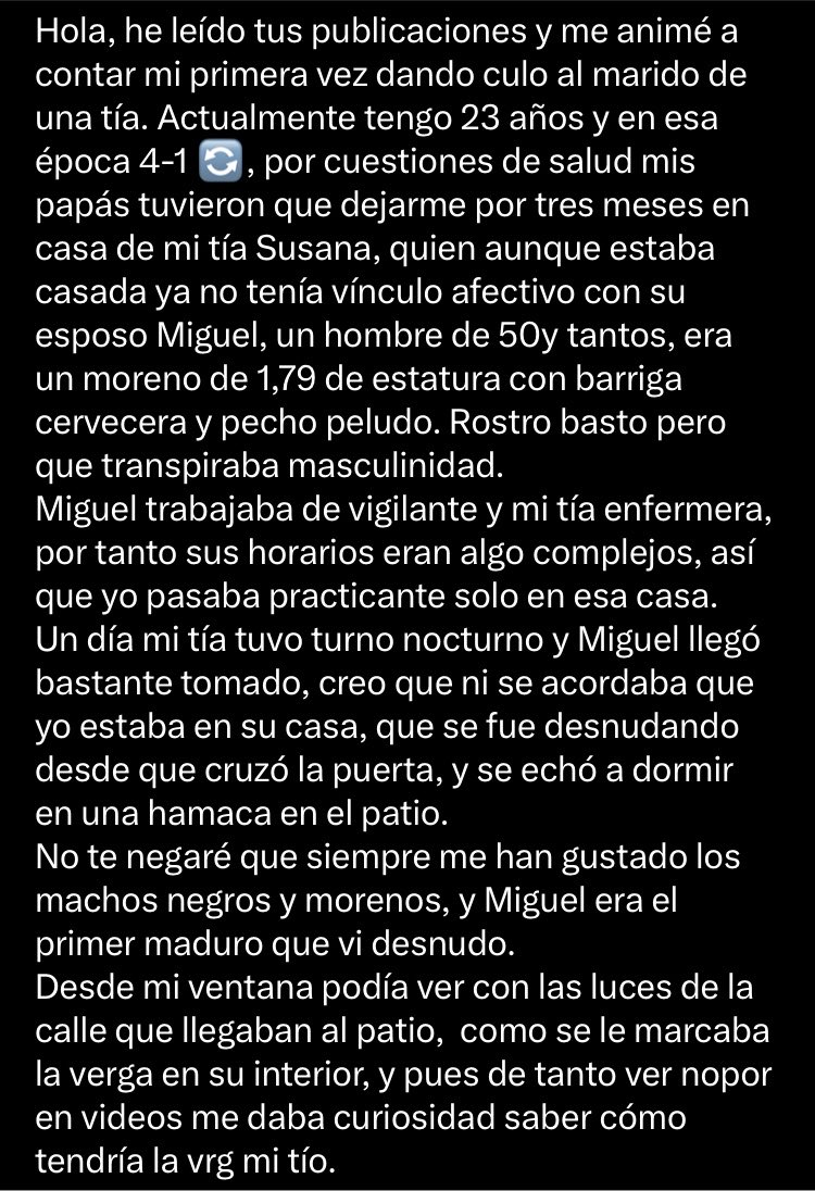 relatosg4y's tweet photo. Un sobrino probándole el chimbo al tio negro. Pillen pues 

#RelatosGayColombia #morbogay https://t.co/jAmS2mj3mb