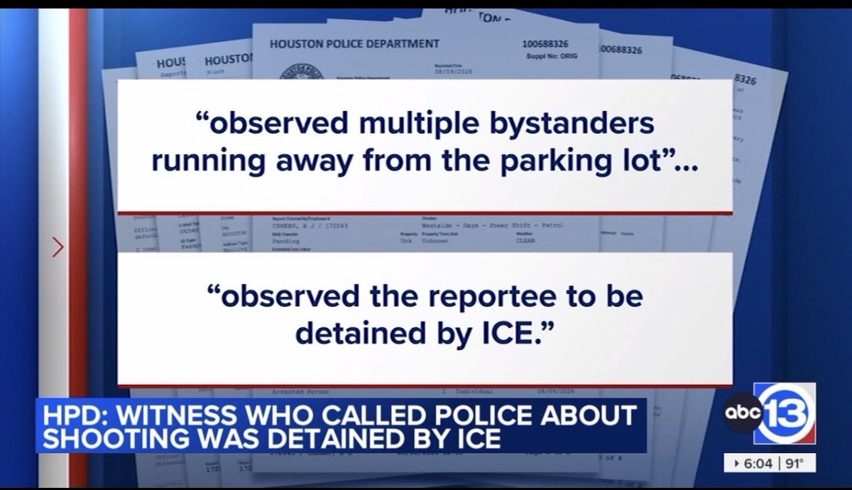 miyashay's tweet photo. On Sunday, a day laborer saw someone waving a gun at a Home Depot and called 911. @HoustonPolice arrived, but in the midst of it all, ICE showed up &amp; took the witness. Today, @SeanTeareHCDAO spoke to @abc13houston. Story link next. https://t.co/0hh4mIFOaq