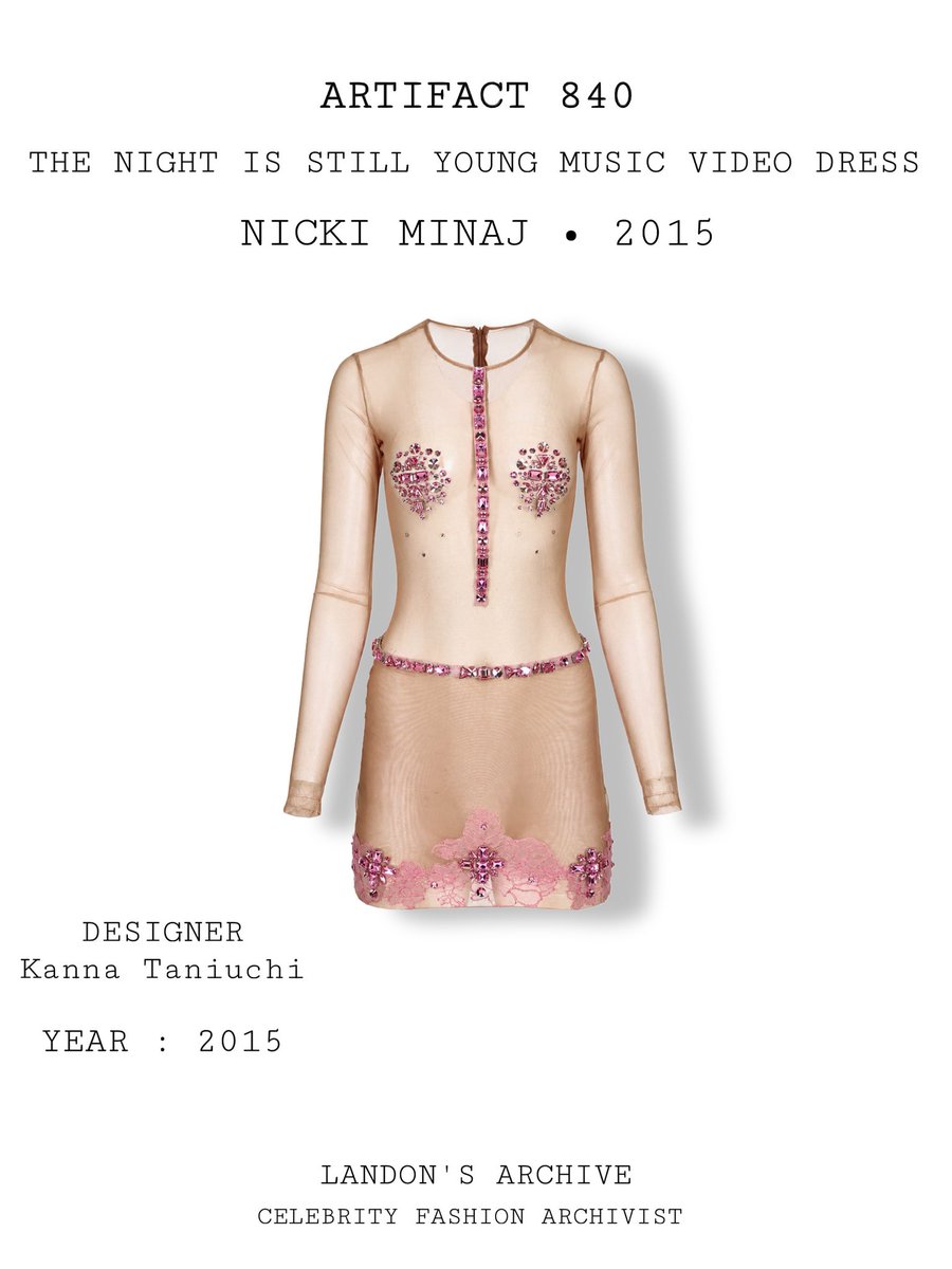 landonsarchive's tweet photo. We own @NICKIMINAJ outfit from The Night Is Still Young music video made by Kanna Taniuchi https://t.co/RVXXkQmK4e