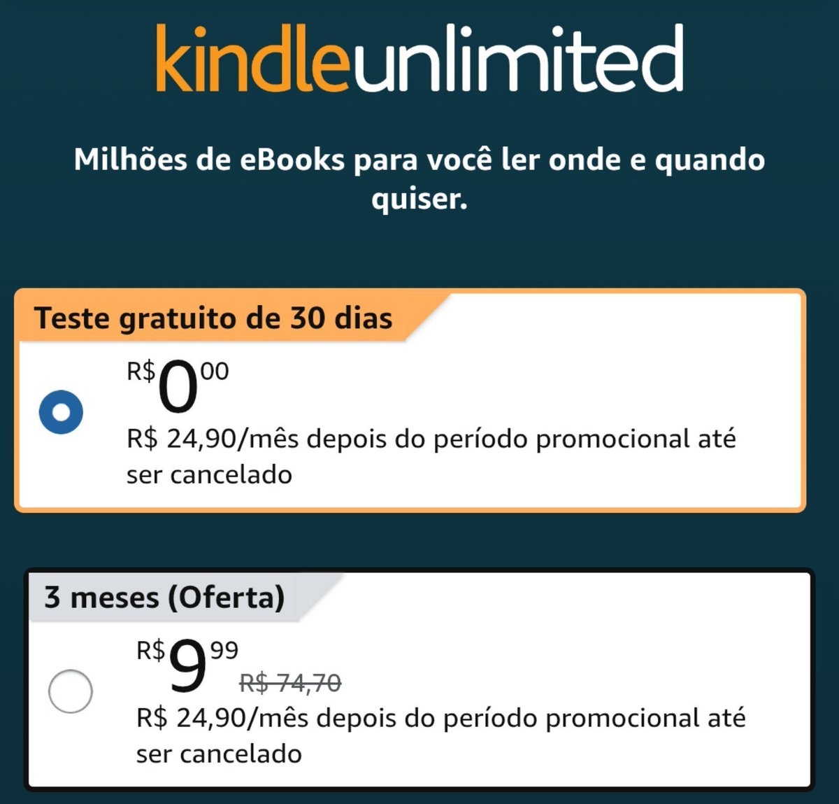eukris10's tweet photo. 🚨🚨🚨 LIBEROU KINDLE UNLIMITED PARA MAIS CONTAAAAAAS TESTEM!!!

TESTEM!!!!!!
MUITA GENTE CONSEGUINDO HOJE!! NÃO DEIXE DE TESTAR

📚 OFERTAS ESPECIAIS KINDLE UNLIMITED:

➡️ https://t.co/cA4HneF9N6
➡️ https://t.co/cA4HneF9N6
➡️ https://t.co/cA4HneF9N6

#publi #Amazon https://t.co/9AUrc2VBAz