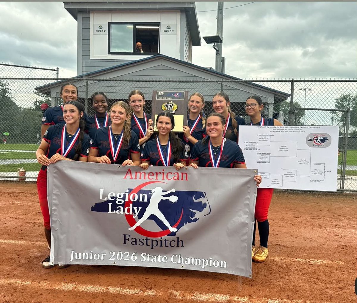 reganspitches29's tweet photo. 2027 Regan Williams Rhp/1st. Happy to participate in this community league and honor Our local Veterans. 2026 NC Lady Legion State champions. *Rowan County Juniors* https://t.co/WaMWwND578