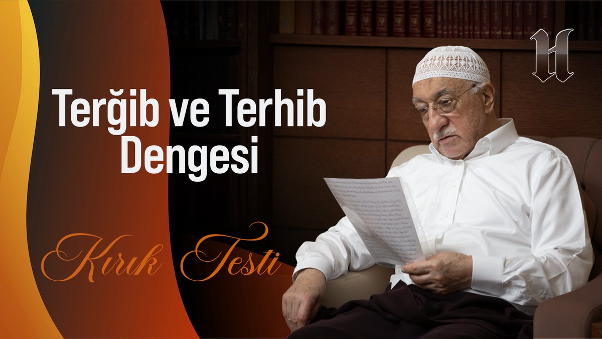 Herkul_Nagme's tweet photo. Terğib ve Terhib Dengesi | Kırık Testi | M. Fethullah Gülen Hocaefendi

https://t.co/jvikUuMmeg https://t.co/BaLviLdtkH