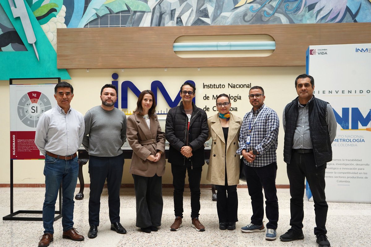 INMdeColombia's tweet photo. #Hoy recibimos a la @U_ElBosque para identificar líneas de cooperación en investigación aplicada, #AsistenciaTécnica y trazabilidad metrológica, con énfasis en #ProductosBiológicos, industria farmacéutica y procesos soportados en mediciones confiables https://t.co/5pfifuqHjL