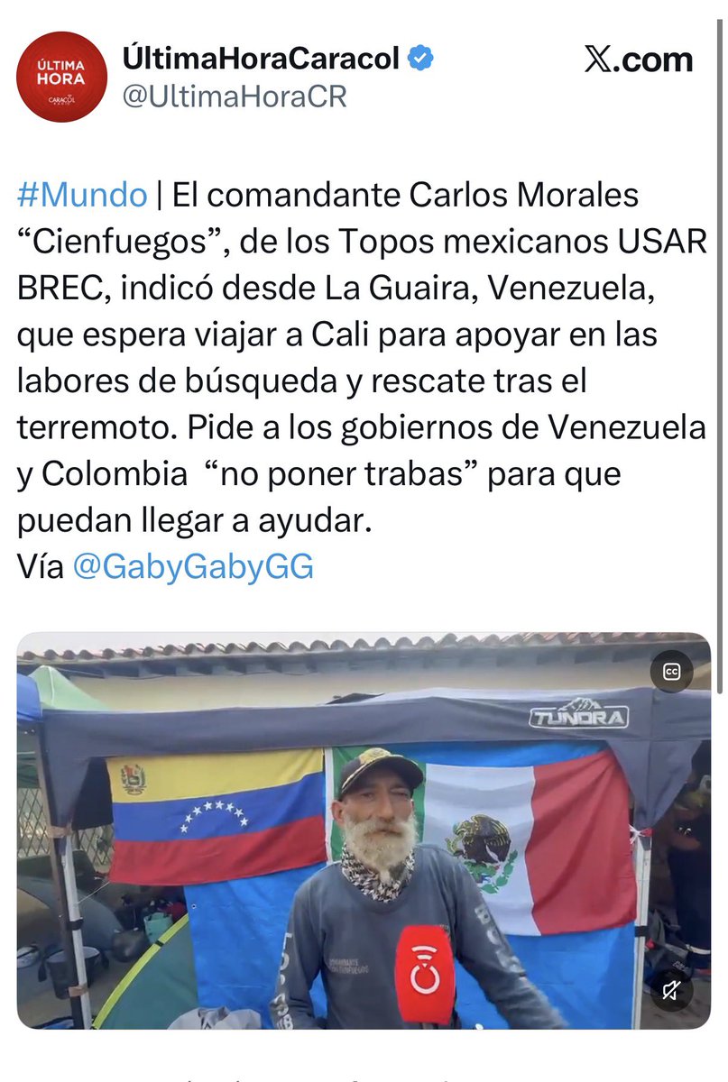 EstherCastroL's tweet photo. Señor Presidente @ABDELAESPRIELLA cuéntenos a los Colombianos porque es que no ha pedido ayuda extranjera ni la ha aceptado?

Qué carajos está pasando? Porque rechaza hasta la ayuda de Bukele que se supone que es alguien aliado a Ud? Por qué no ha hecho nada para aceptar la ayuda de los Topos y de la Presidenta de México? Por qué no responde a la solicitud de China?

El país necesita una explicación!