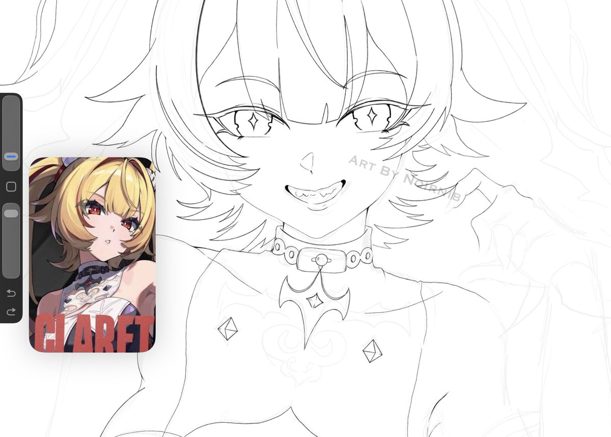 NoirNib's tweet photo. Claret (WIP)
#zzzero       #ZenlessZoneZero    
#ゼンゼロ   #ZZZ https://t.co/7qMb1xTPtt