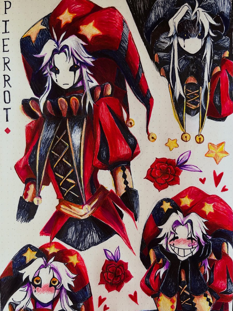 Pierrot ( ・∇・)❤️ #Pierrot #tfc #thefreakcircus #sketch