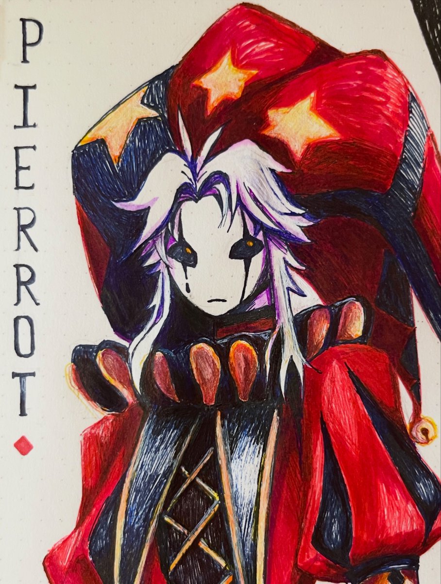 Pierrot ( ・∇・)❤️ #Pierrot #tfc #thefreakcircus #sketch