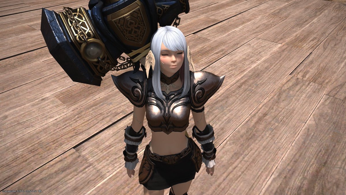 soysoase999's tweet photo. あとフォークタワー行くためにその場で装備揃えたらミラプリ使えなくて新生のスクショみたいになったやつもある なんなんだこのジュラトドスみたいな服は https://t.co/yvu4XU3tDC