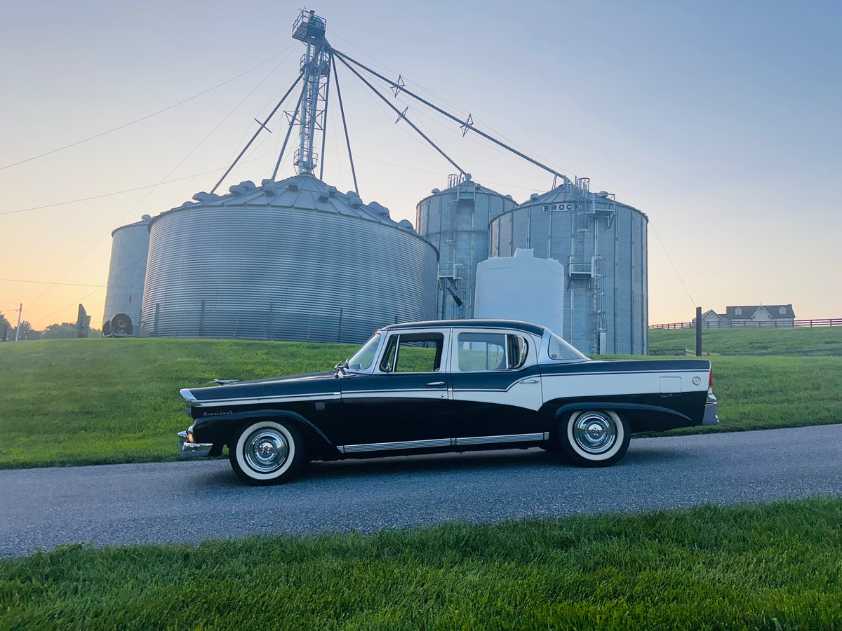GeigerSteven's tweet photo. @FrankBr05713205 Or you could step up to a Studebaker and get power steering, brakes and plenty of giddy up with the 289 V8, 4bbl and twin sticks ported out back. Affordable too! https://t.co/n6qEGCFn2J