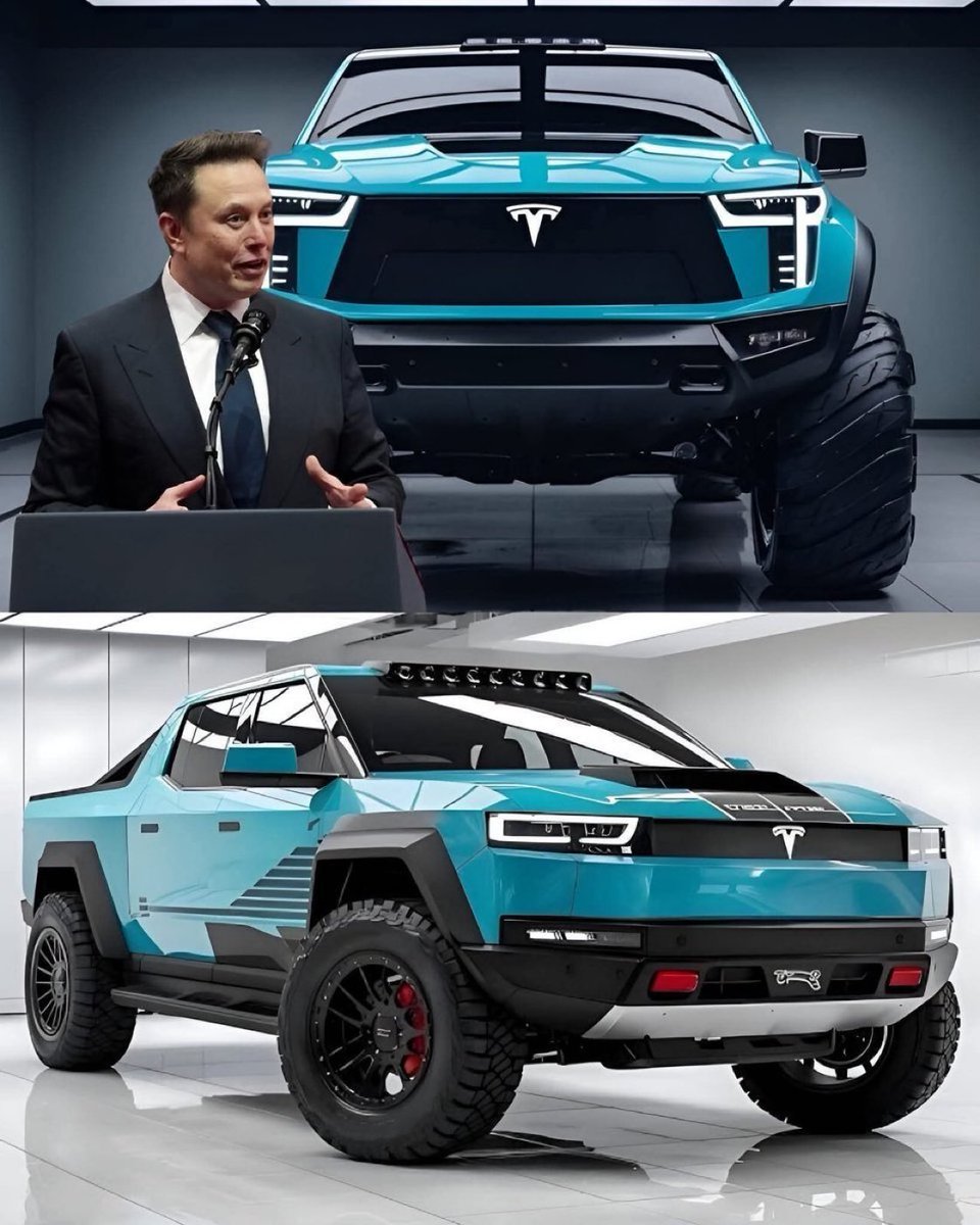 ChristopherMur0's tweet photo. If Elon launched this truck tomorrow, would you buy it? 🤔 https://t.co/vJJm43vQqD