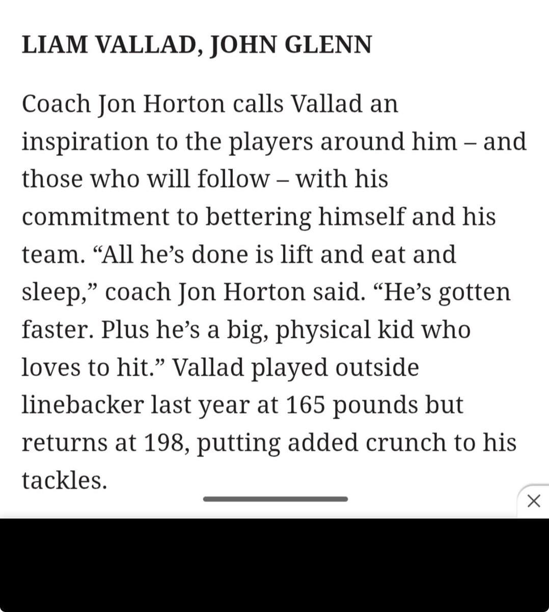 LiamVallad's tweet photo. Excited to have been featured in an MLive article following this upcoming season! https://t.co/Iy1eEW2HXc