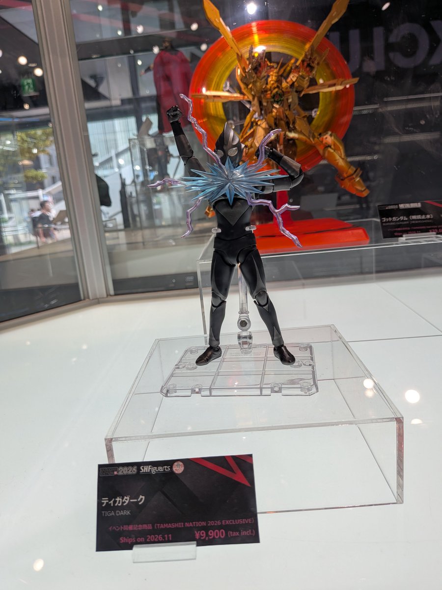 CinemaSyota's tweet photo. TAMASHII NATIONS STORE TOKYO📷️
【2026/08/11(火)】
TAMASHII NATION 2026 開催記念商品
S.H.Figuarts（真骨彫製法） ティガダーク
#魂ウェブ商店 #ティガダーク #t_shf 
#真骨彫製法 #t_n2026 #魂ストア東京 https://t.co/xDdK1C1245