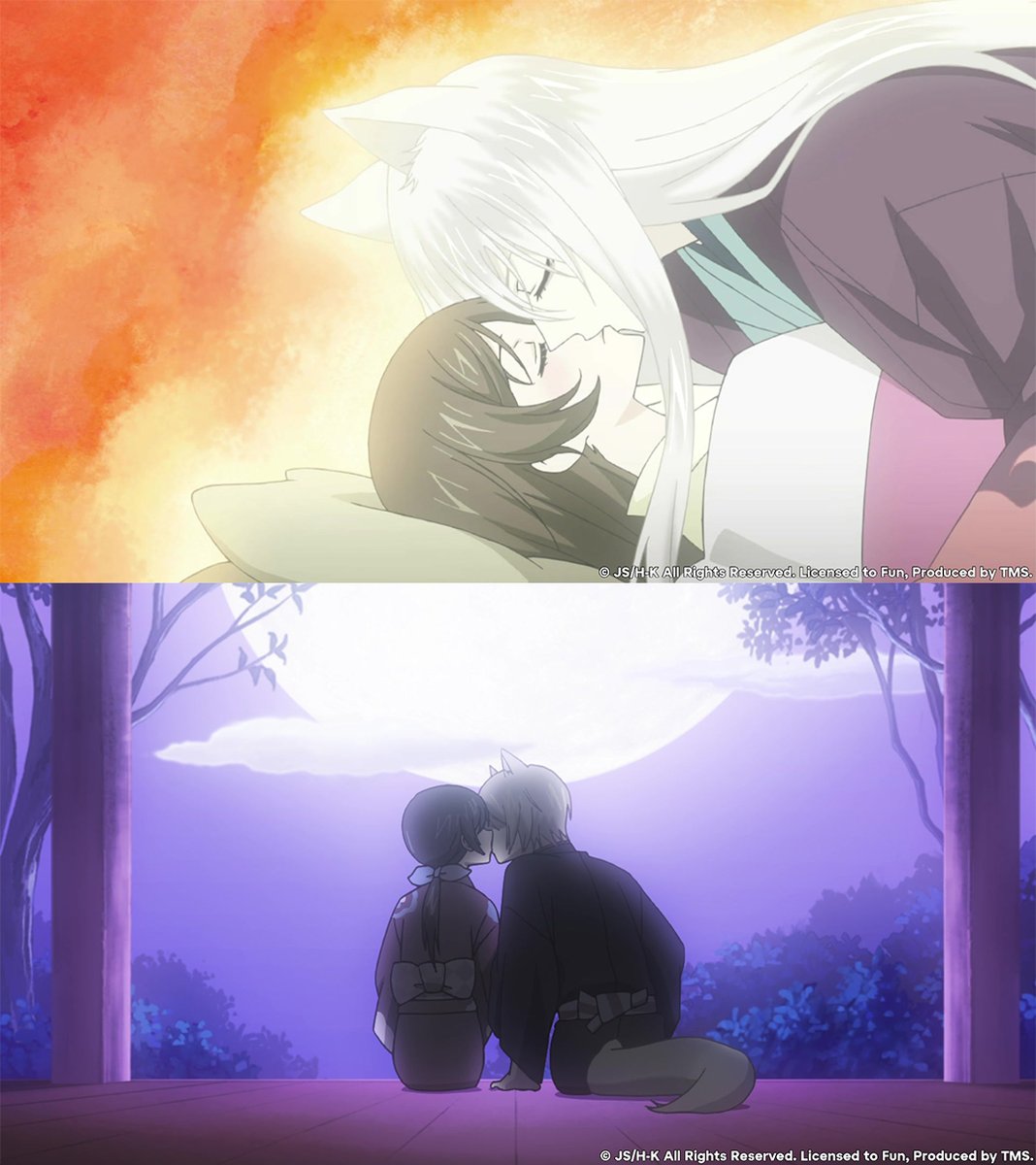 Crunchyroll's tweet photo. If a show has “kiss” in the title, it better have kisses. (via Kamisama Kiss) https://t.co/AKqMnqD77e