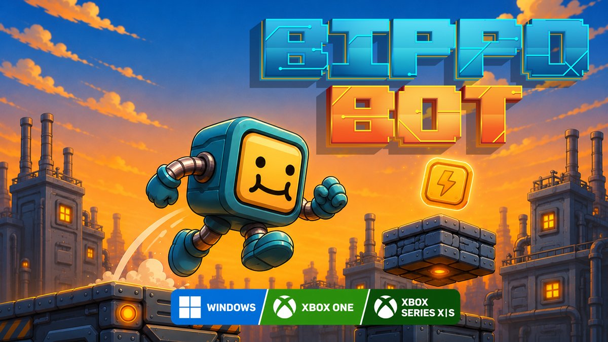 RichGamesDev1's tweet photo. 🚀 Bippo Bot is OUT NOW! 🤖

🎮 Available on 3 versions
🏆 Triple Stack — 2,000G per version
💯 6,000G total Gamerscore

Bippo Bot is now available on Windows, Xbox One &amp; Xbox Series X|S!

👉 Check it out on the Xbox Store!

#Xbox #Achievements #Gamerscore https://t.co/0RTN2aPY8h