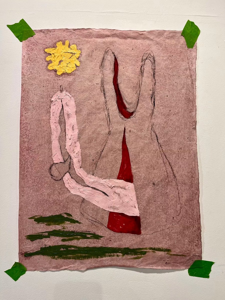 AIR3331's tweet photo. Exhibit
“To Eat the Sun"

8/21 (Fri) – 8/23 (Sun)
Fri. 6–9pm / Sat. &amp; Sun. 1–5pm
@ AIR 3331
https://t.co/EVuwdSaSHK
Free

Paintings on fabric, playfully imagining the sun as an entity that can be ingested.

Artist: Inês Miguel Oliveira (Portugal)
https://t.co/I2IAIX5r6c https://t.co/r0Y3hwUcuv