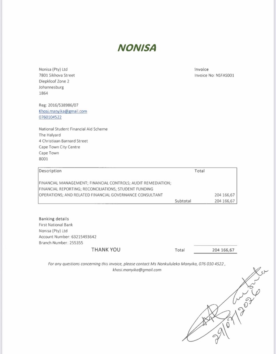 SihleLonzi's tweet photo. Alongside addressing the NSFAS Top Up, which will leave many students with DEBT, the student accommodation middleman schemes, today, we will ask Buti Manamela’s Administrator, Hlengani Mathebula, why he paid his Advisors through private companies rather than normal payroll.

Moreover, the NSFAS Act is clear that remuneration of both the Administrator and his Advisors must be approved by the Finance Minister.

We now know that such approval does not exist!

The looting at NSFAS will need a Madlanga Commission of its own. Buti Manamela must be stopped!