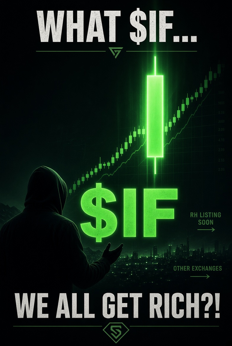 sirdarknebula's tweet photo. $IF Less than 48 hours before IF begins it's move to the top of the Robinhood chain. Time is running out, get in while you still can. #robinhood #memecoin #if https://t.co/UlP38YdSPu