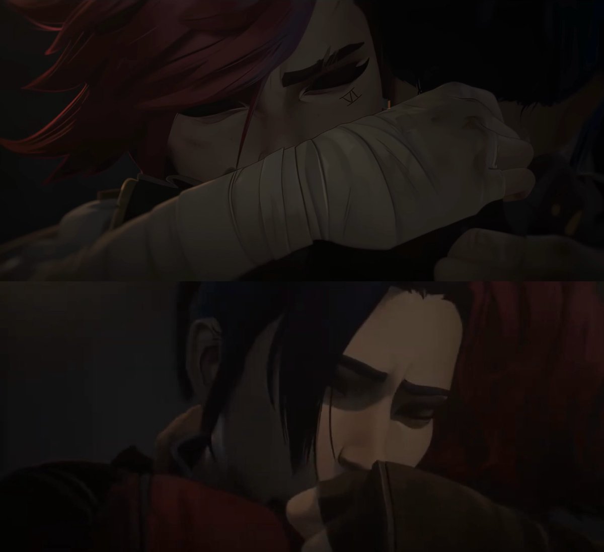 vvengogh's tweet photo. they hug like they’re trying to squeeze an “i love you” into each other https://t.co/4EjWRmuq98