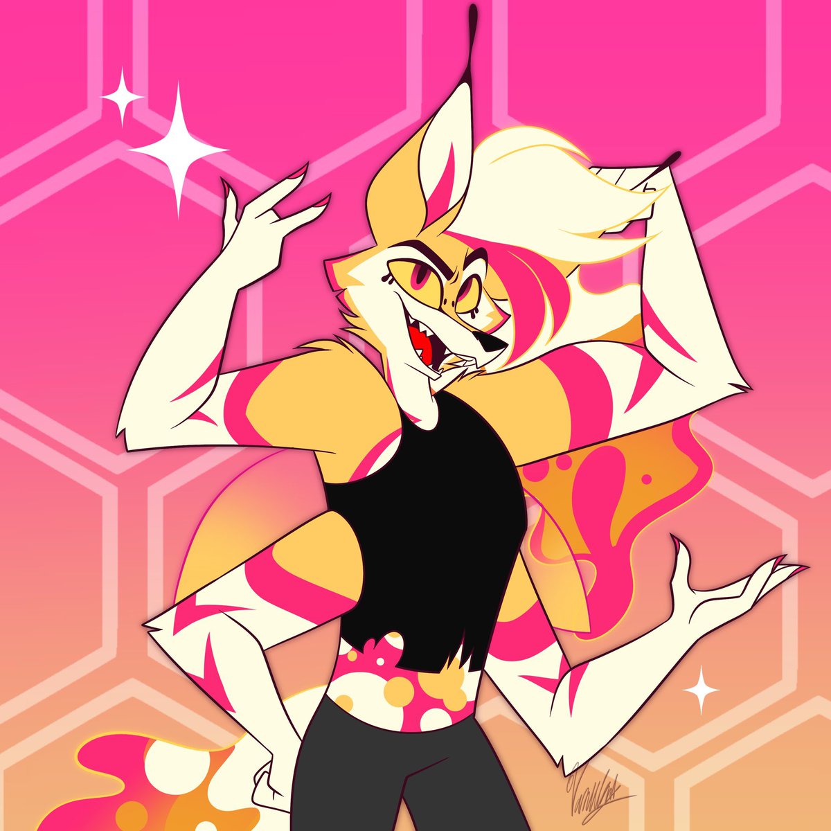 adrian_hound's tweet photo. Got a fabulous new piece from @Vanillante’s Beelzebub YCH ✨💛 https://t.co/yuRolRnZEH