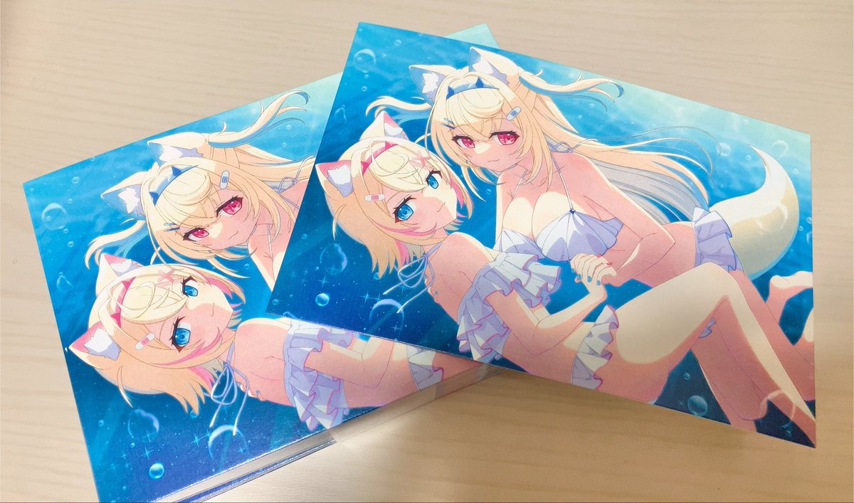 pia_pyon's tweet photo. ポストカードが届きました！
発色キレイで嬉しい✨
#C108 https://t.co/EIXshIu6bn