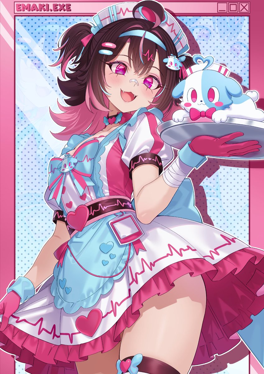 EmakiVT's tweet photo. 🩷Hello Everyone!💉
♡ My name is Emaki! I'm a Daydreaming Nurse #Vtuber ♡

♡ About Me! ɞ
🩷Artist &amp; Variety streamer
💉Fan of all things cute!
🩷Professionally dum...

♡ Oshi Marks:🩷🫀💉
♡ Fannames: Pyon's ♡ https://t.co/ZgZRU6PolU