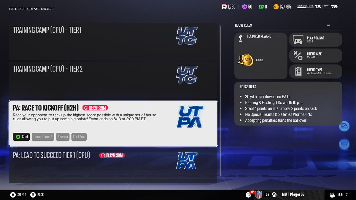 YoungHexied's tweet photo. Madden 27 has officially been out for a week, so if you’re starting No Money Spent TODAY, here are 4 things you NEED to do:

1. Build a Theme Team
It only takes 25 players. Get your core guys, then fill the backups with cheap 1K golds.

2. Play the Ladder Solo Challenge Sequence
Probably the best way to get your first solid chunk of coins. Super easy and doesn’t take long.

3. Use Your Evos on Theme Team Players
Evos have made theme teams better than ever. One of the best features EA added this year, take advantage of it.

4. Play PA: Race to Kickoff
Once your team is good enough, hop into this H2H event. The rewards are really good and it’s not filled with a bunch of sweats.

If you’re starting NMS late, you are NOT too far behind.
