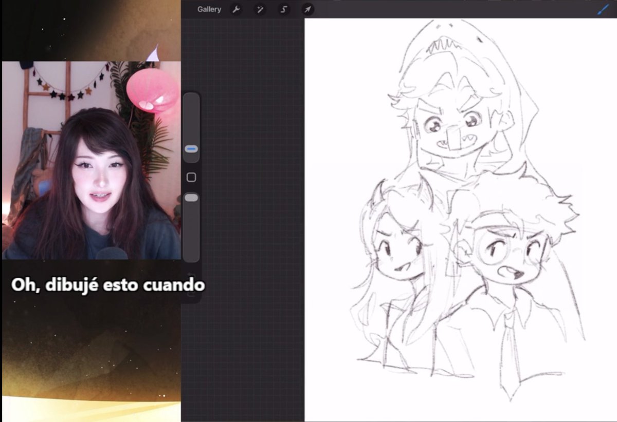 aniippk's tweet photo. Tina dibujo al sillytrio luego de ver el dibujo que hizo Juan de ellos 😭 https://t.co/bdQxkFF6sY