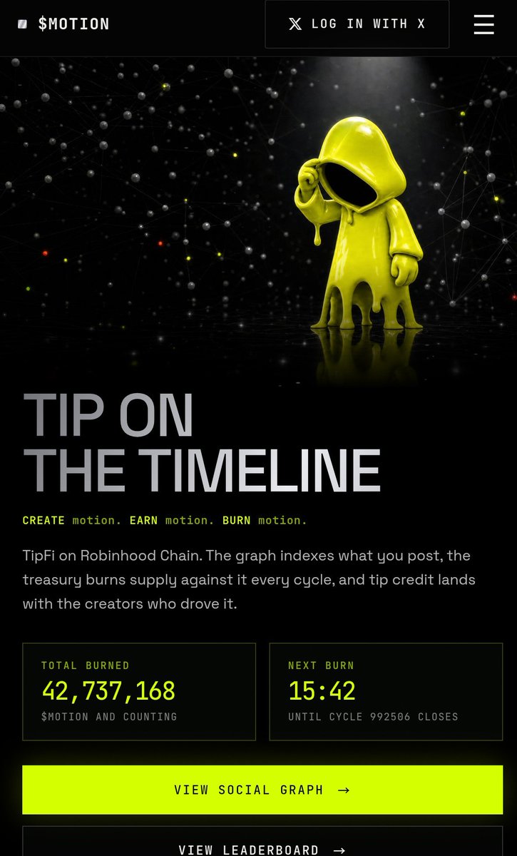 aksaraeja_'s tweet photo. @motiontip lg bangun TipFi di Robinhood Chain

→ Daftar lewat https://t.co/5Dlr6927IP
→ Aktif posting dan kumpulkan poin di X
→ Poin berpeluang dikonversi menjadi alokasi $MOTION
→ Kamu juga bisa memberi tip ke pengguna lain lewat reply dengan format:

`@tipmotion 50-1000 https://t.co/bXX4K4KP8I