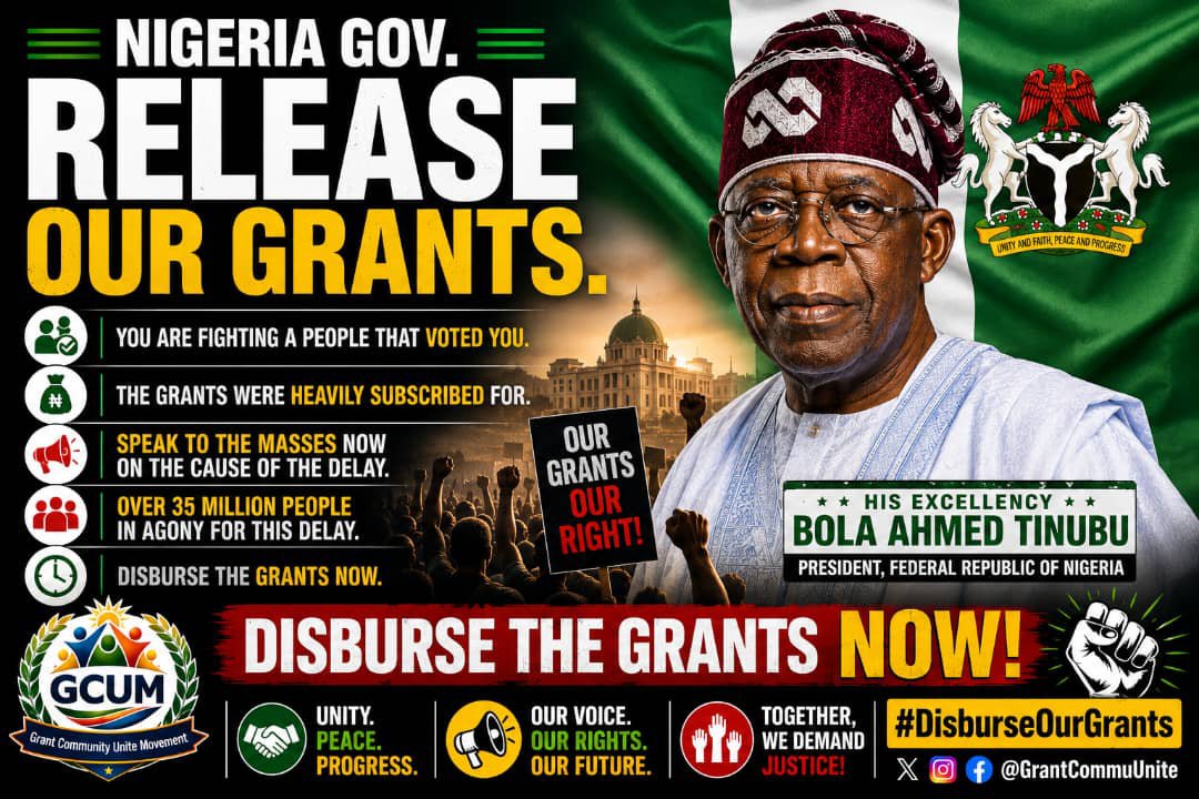 GrantCommuUnite's tweet photo. THE PAIN OF THE MASSES
Subscribers of #Grants in the nation #Nigeria has become unbearable. The patience of the masses is being tempered with and soon the masses will prove that there is a limit to patience. #AKN, #theobart #CDP, #Relax, Disburse Now.
#Juctice https://t.co/xx5vBv2pL4