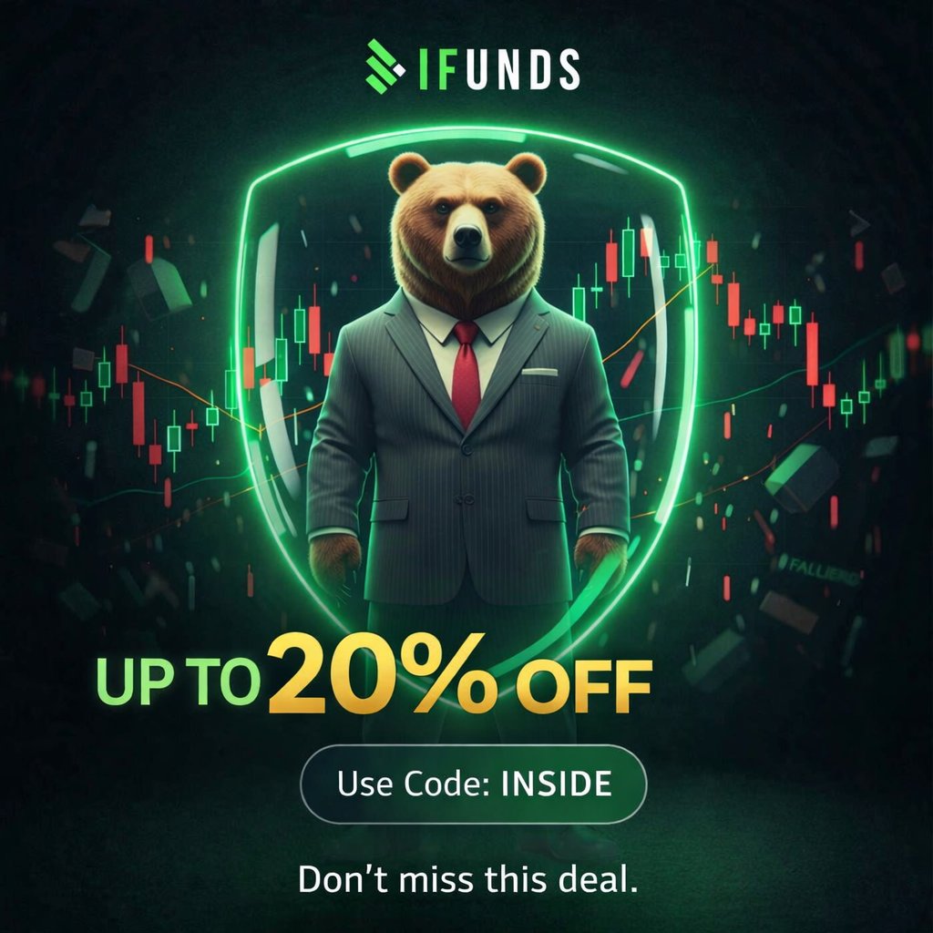 PropPromos's tweet photo. 🎁 iFunds - Up To 20% Off With ✅Coupon - INSIDE

“One Day. One Code. Huge Value!"

#ifunds #ifundsdiscount #propfirmdiscount #forextrading #XAUUSD https://t.co/gvku9EnwMR