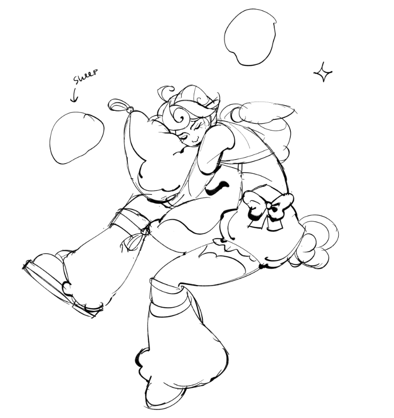 cerulienn's tweet photo. overwatch sheep wip before bed 💤 https://t.co/LToKzlbWN8