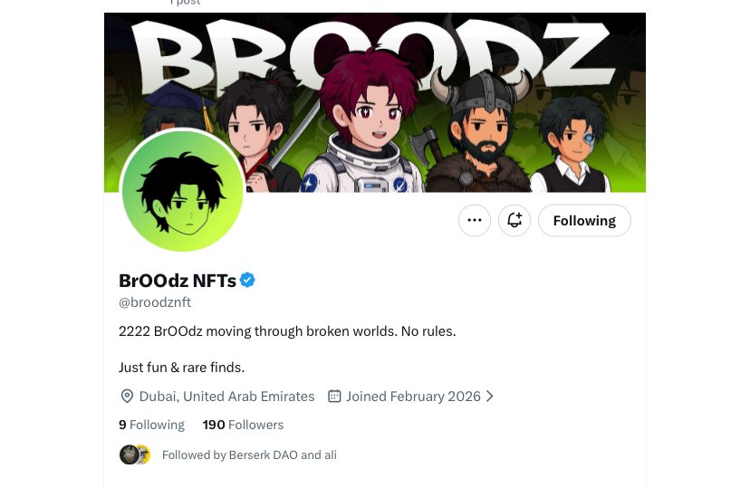 Fairu_90's tweet photo. Gm 

Very early alpha 👀
@broodznft 

Become a WL owner before the rest of the 2200 https://t.co/0kdJyWlA1G