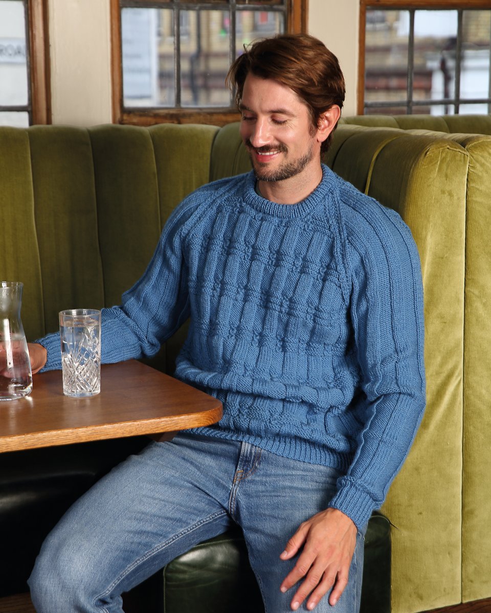 KnittingMag's tweet photo. An all-over texture pattern and a British wool makes classic sweater Southwold sweater a treat to knit, gift and wear. Full pattern is in issue 272.
#knittingmagazine #knitting #crafts #yarn #knitters #knittingpatterns #knittingtrends https://t.co/3dn18ieq9p