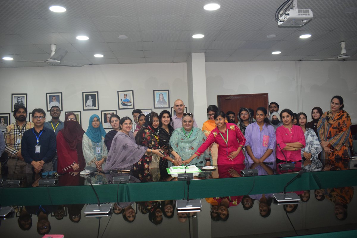 Official_RWU's tweet photo. RWU celebrated National Minorities Day with a cake-cutting ceremony in the presence of VC, Prof. Dr. Tayyaba Zarif, who emphasized that all citizens are equal and deserve equal rights, reaffirming RWU’s commitment to inclusion, diversity, and national unity. https://t.co/FbAR8IZuKF