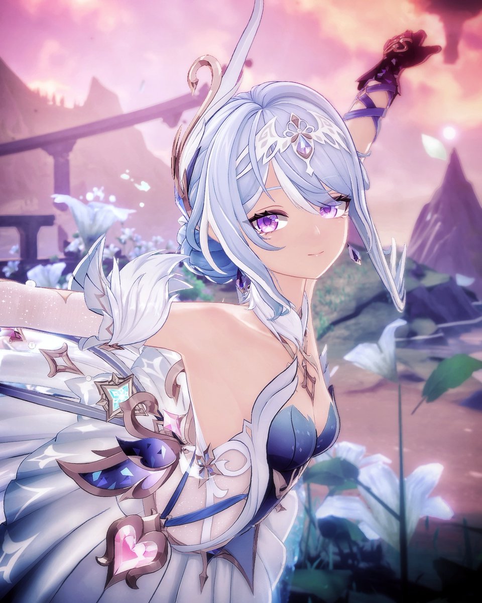 Sakupake_OxO's tweet photo. 📸💞ᩚ💞ᩚ💞ᩚ
 #Odette  #オデット  #原神写真部 https://t.co/0yrVJ6zZRg