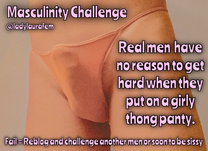 Ladylaurafem's tweet photo. Be honest!! Repost and challenge another sissy if your clit got so hard when you have worn your very first panty 😏🏳️‍⚧️ #ပင်တီ #crossdress #feminized #boytogirl #pantyboy #femboy #Crossdresser #sissy #femthong #ladyboy #shemale #cdts #sissycaption #sissycaptions #femboycaption https://t.co/2gj3T2zszq