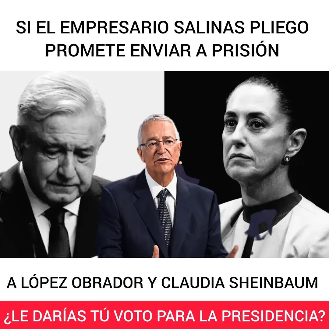 PorMiMexico71's tweet photo. Le darías tu voto a quien metería a la cárcel a estos miserables corruptos?

@RicardoBSalinas https://t.co/Jw8pFbErce
