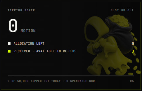 SaddyKey's tweet photo. Now waiting for the Tipping Power to show up. Let’s see how it goes.  @motiontip  @tipmotion https://t.co/3qFi2YfEL9