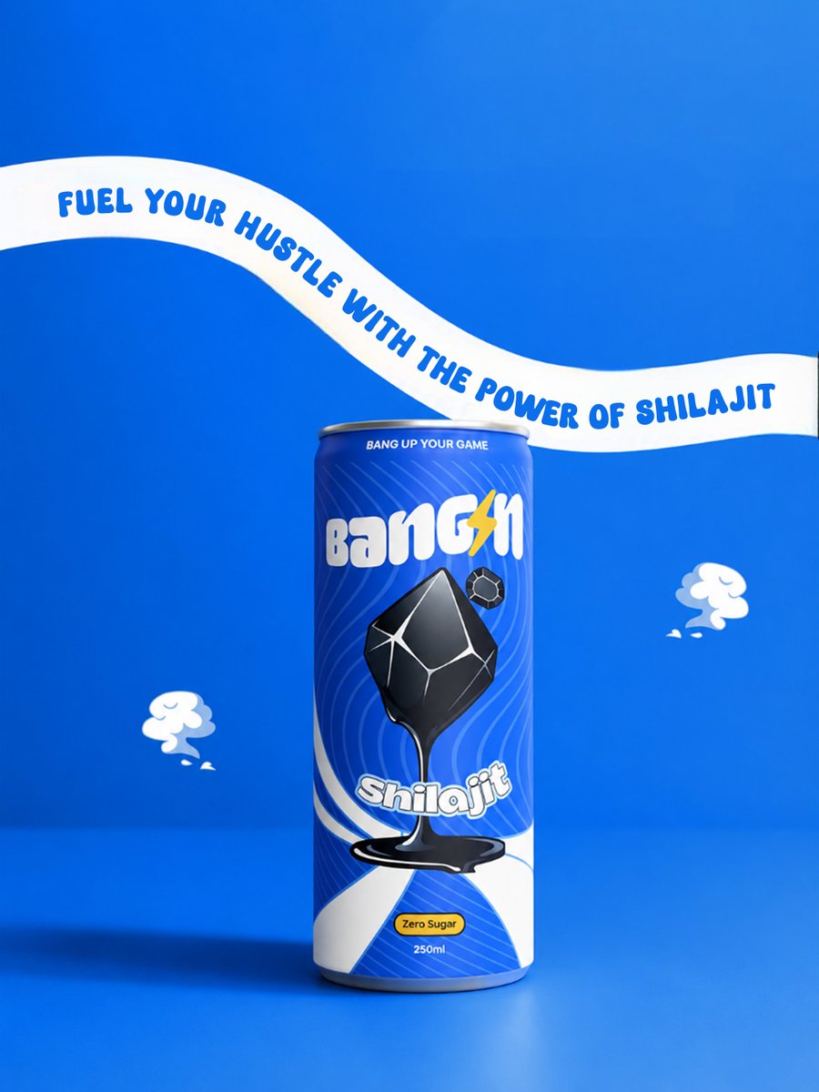 BanginGlobal's tweet photo. Fuel your hustle and leveling up your daily game with the raw power of Shilajit. 💥⚡ Zero sugar, 100% drive - power through your grind without the crash.

#BanginEnergy #ShilajitEnergy #FuelYourHustle #BangUpYourGame #ZeroSugarEnergy #NaturalStamina #EnergyDrink #StayPowered https://t.co/kDMIoyDGj6