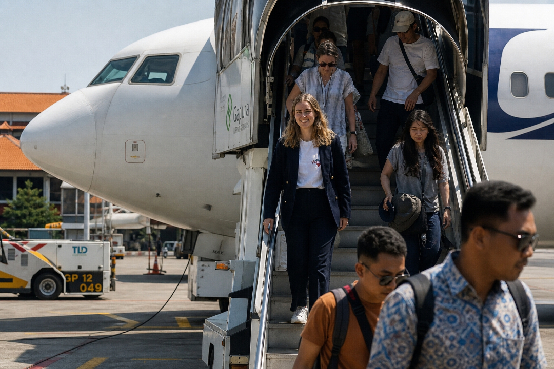 JJquiraque's tweet photo. Vu à l'aéroport de Bali - Denpasar :

En charge de la pêche à Bruxelles, Emma Fourreau prend son transfert pour dénoncer le triste sort d'un groupe de pêcheurs sur une plage au sud de l'île.

La France a de la chance d'avoir des députés aussi investis !

Ne rigolez pas, c'est avec votre argent !