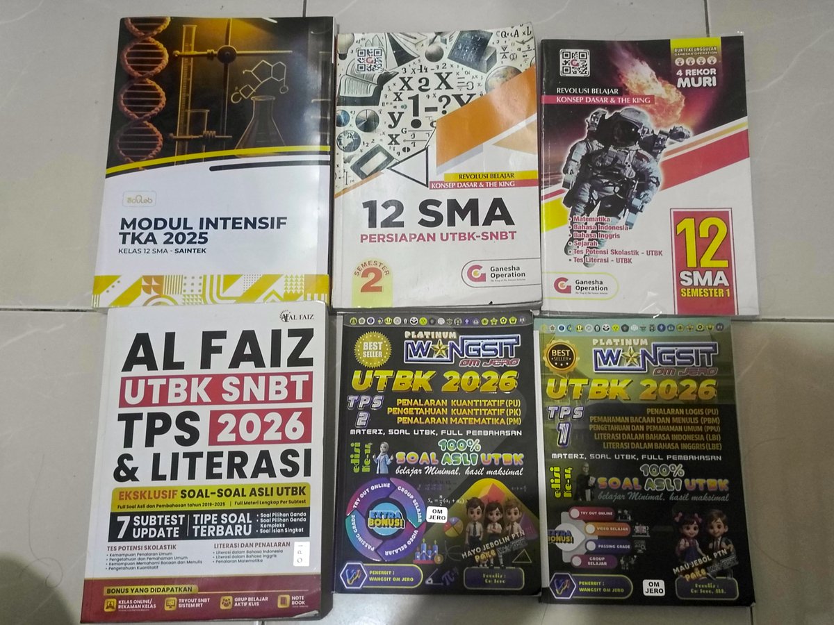 txt1_9's tweet photo. wts halo kak, aku mau preloved buku buku utbk &amp; tka
baru dikerjain dikit &amp; beberapa belum dikerjain samsek

yang berminat boleh komen/dm ya

#wts #studytwt #collegetwt #ambis #ngambis #zonauangㅤ https://t.co/cW9OfOe1zV