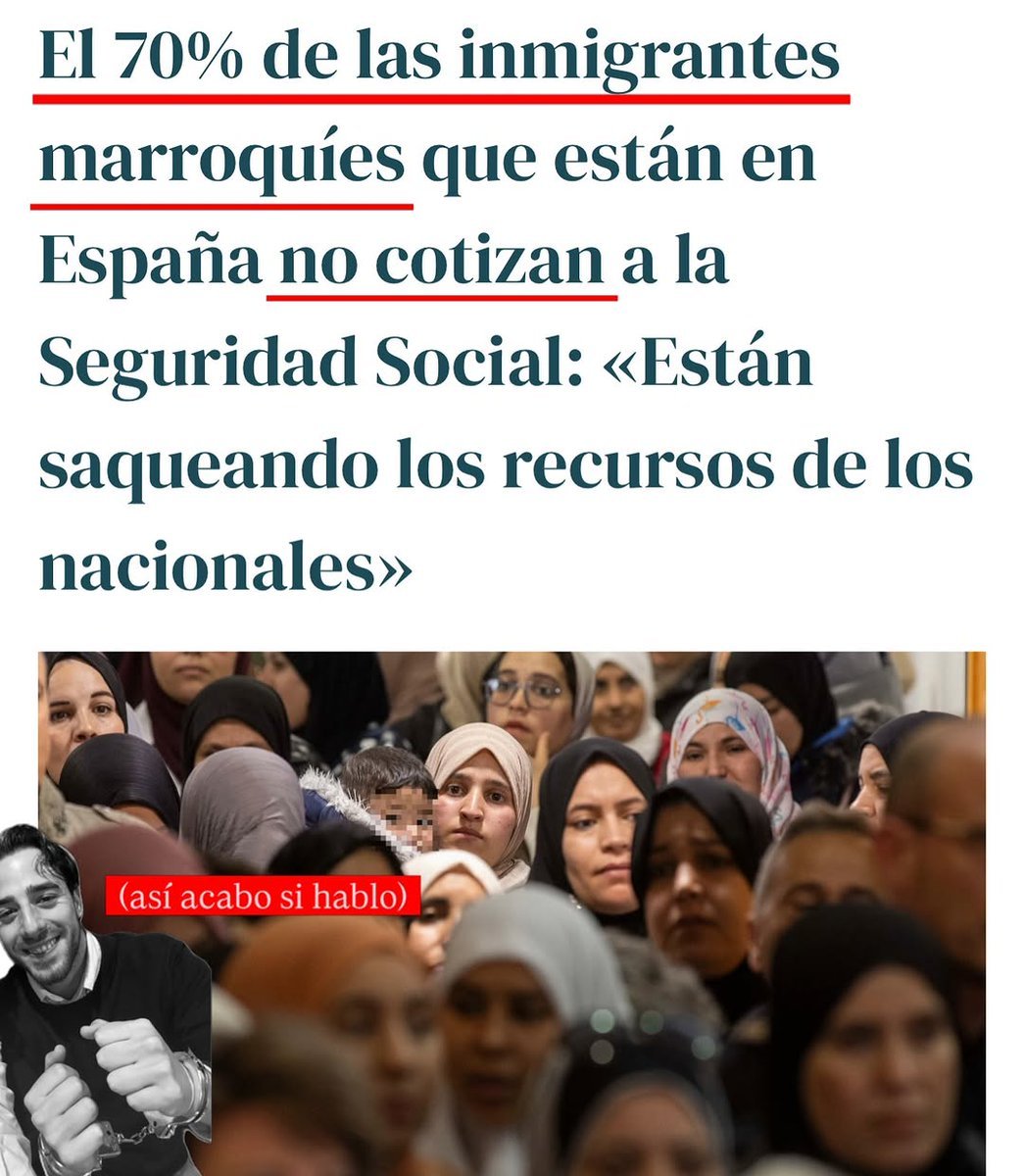voxsincomplejo's tweet photo. La realidad de la inmigración ilegal en España. https://t.co/GRBoXGpSVS