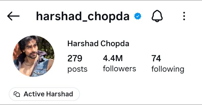 gooodvibezzonly's tweet photo. However the show was, he got the best organic growth and visibility I’m so happy 🥹 and the best part is he completely moved on from the show and talking about it also. Onwards and upwards only 🧿 #Harshadchopda https://t.co/dGA5kcQkpf