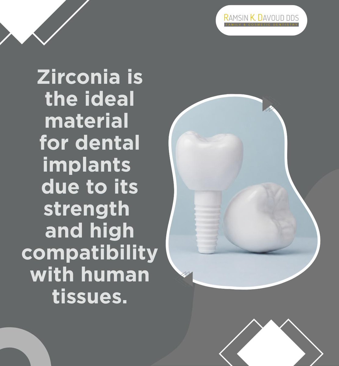 RamsinDavoudDDS's tweet photo. Zirconia implants are durable, biocompatible materials that support gum health and provide a natural, tooth-like appearance. Restore function and enjoy a lasting smile today
#zirconiaimplants #zirconia #dentalimplants #turlock #CA #rkddentistry https://t.co/qqaIB7Wb0G
