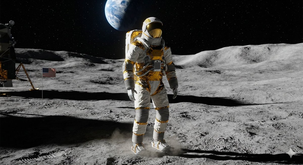 Stockd14Michael's tweet photo. So it always pictured that you take a test of robot and just throw it on the moon and let it do its thing but because of the same reasons we can't throw a human up there and let them do their thing you'd have to have protection never thought of it. https://t.co/ObnvpOn9t2