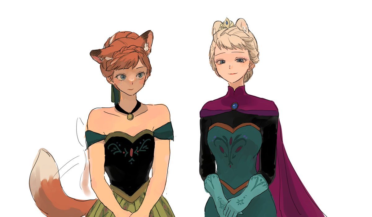 frozen_1022's tweet photo. 🦊🐰 https://t.co/d6t1Zwhige