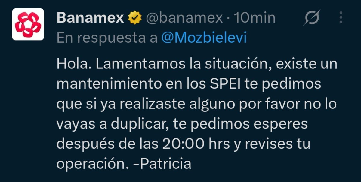 Mozbielevi's tweet photo. @olguin_perla @feerrsv @banamex @SantanderMx Parece q les cuesta mucho poner esto en un aviso a los inútiles de @banamex https://t.co/WIhtR0J8bC