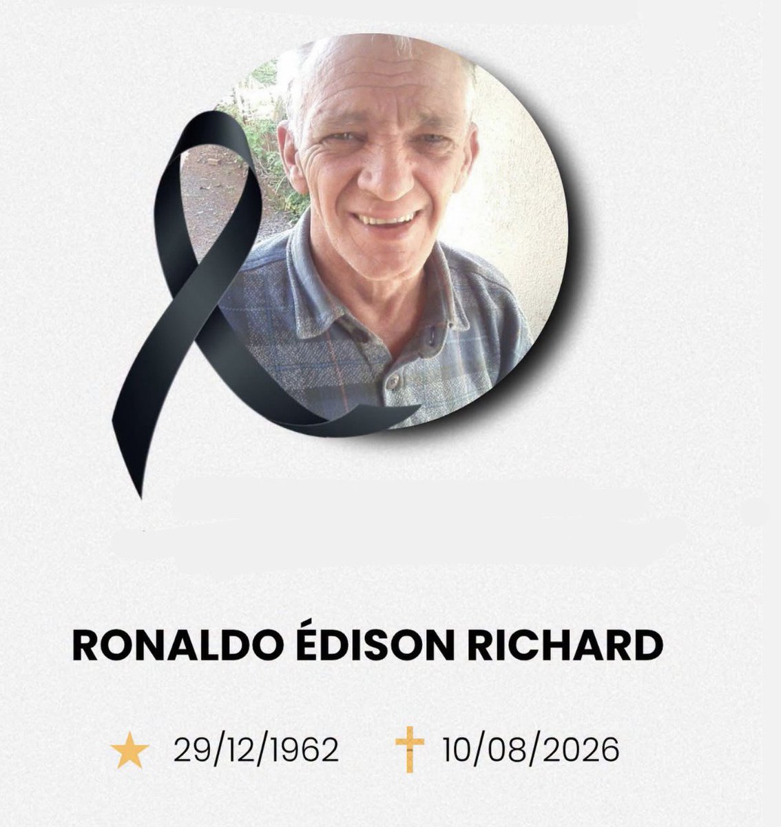 AsfavFamilias's tweet photo. É com profundo pesar que a ASFAV comunica o falecimento do senhor Ronaldo Édison Richard.

Ronaldo é mais uma vítima do 8 de Janeiro que parte enquanto aguardava que a Justiça fosse feita, sem que pudesse acompanhar o desfecho de um processo que marcou profundamente sua vida e a de sua família.

Neste momento de dor, a ASFAV manifesta sua solidariedade aos familiares e amigos de Ronaldo, compartilhando o sentimento de perda e reafirmando seu compromisso com a memória, a dignidade e a busca por Justiça para todas as vítimas do 8 de Janeiro.

Que Deus conforte seus familiares e amigos e conceda a todos força para atravessar este momento de profunda tristeza. 😢