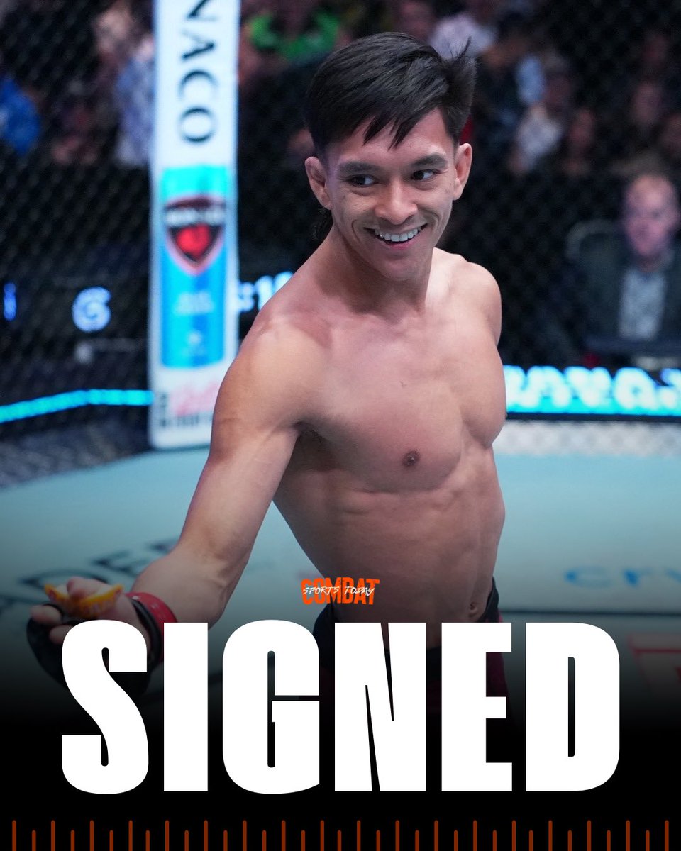 CSTodayNews's tweet photo. ✅ Bilal Hasan 🇮🇩 (9-0) has earned a UFC contract from Dana White! ✍️ #DWCS https://t.co/wh9Oz2ek0G