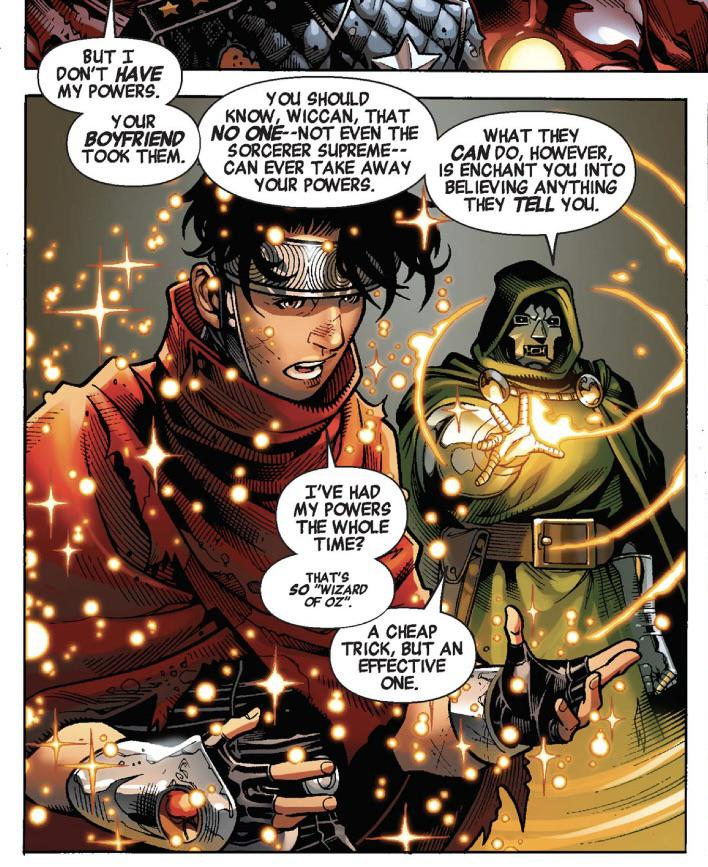 FerMPalazzo's tweet photo. ''Comic book wiccan fans'' not knowing anything about comic book Wiccan but talking about MCU Wiccan https://t.co/aoACSOKgkz